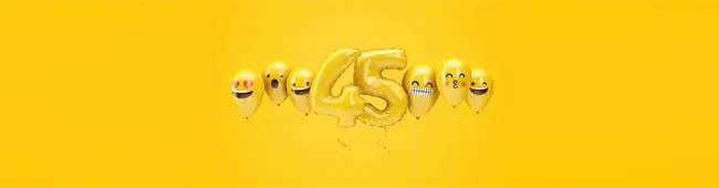 45 лет: с юбилеем