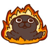 Пёс в огне - картинка gif