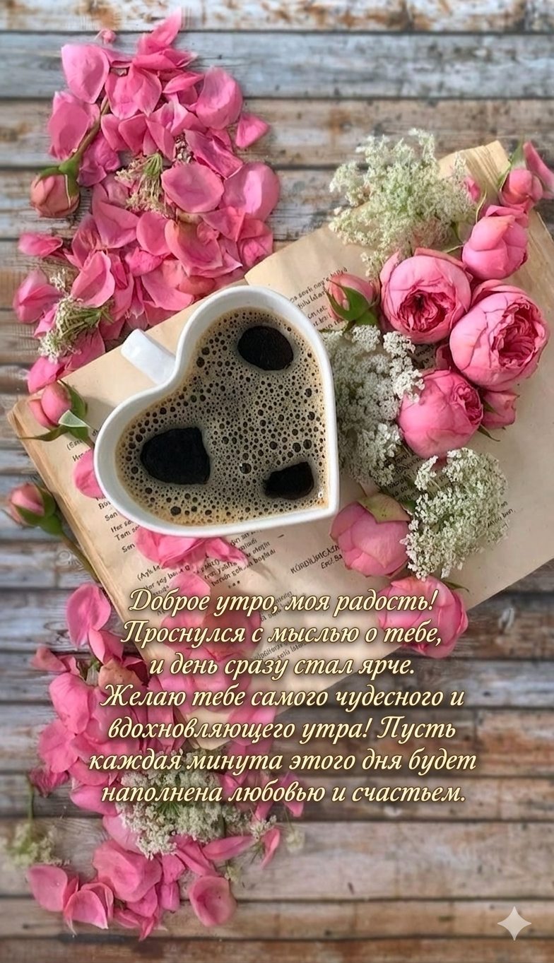 Нежное доброе утро с любовью - гифки и картинки