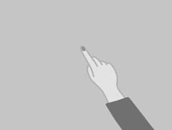 Рука указывает на пространство - картинка gif