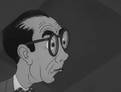 Мужчина в очках профиль - картинка gif
