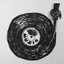 Рисунок виниловой пластинки - картинка gif