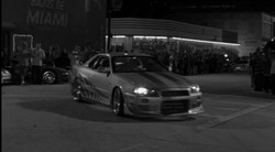 Брайан О'Коннер за рулем - картинка gif