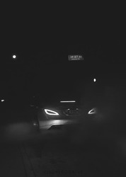 Автомобиль совершает дрифт - картинка gif