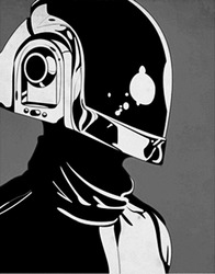 Daft Punk разворачивается - картинка gif