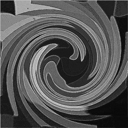 Вращающийся цветной вихрь - картинка gif