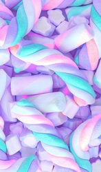 Разноцветные жевательные зефиры - картинка gif