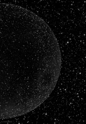 Мерцающая фиолетовая планета - картинка gif
