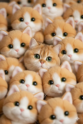 Много милых рыжих котят - картинка gif