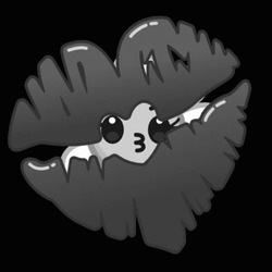 Цветок посылает воздушный поцелуй - картинка gif