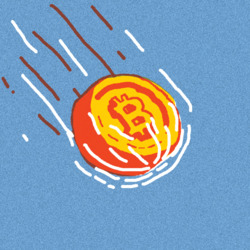 Биткоин быстро падает - картинка gif