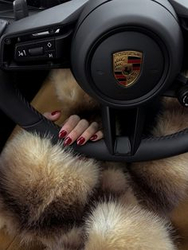 Руки на руле Porsche - картинка gif