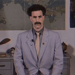 Борат кивает головой - картинка gif