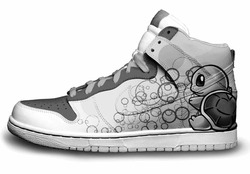 Смена дизайна кроссовок Nike - картинка gif