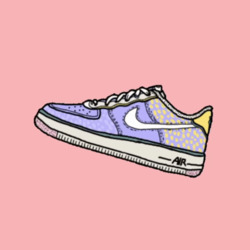Прыгающий кроссовок Nike - картинка gif