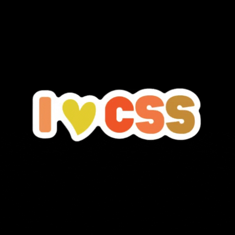 Пульсирующая надпись I love CSS - гифки и картинки