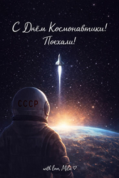 День космонавтики 5 - картинка gif