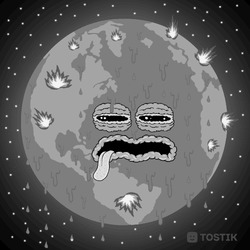 Планета страдает от перегрева - картинка gif