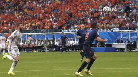 Робин ван Перси забивает - гифки и картинки