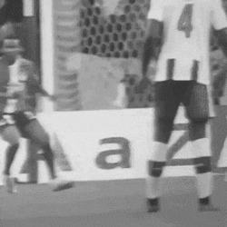 Мяч попал в болельщицу - картинка gif
