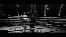 Бой двух роботов на ринге - картинка gif