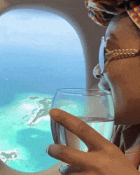 Имитация полета в самолете - картинка gif