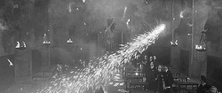 Фейерверки в школе магии - картинка gif