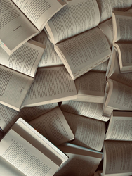 Стопка открытых книг - картинка gif