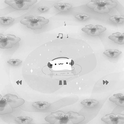 Кот плавает в воде - картинка gif