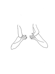 Линии женских рук - картинка gif