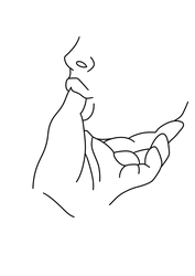 Человек целует руку - картинка gif