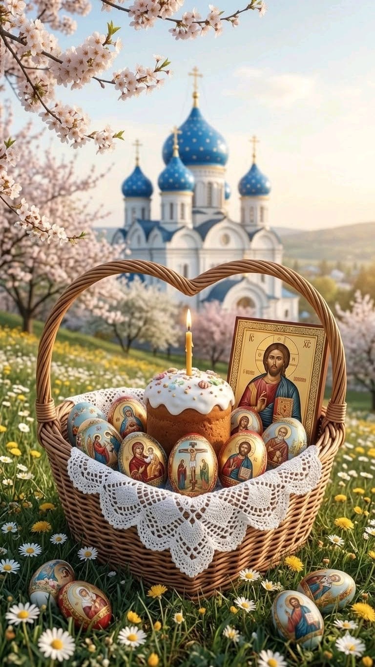 Пасхальные традиции и кулич - гифки и картинки
