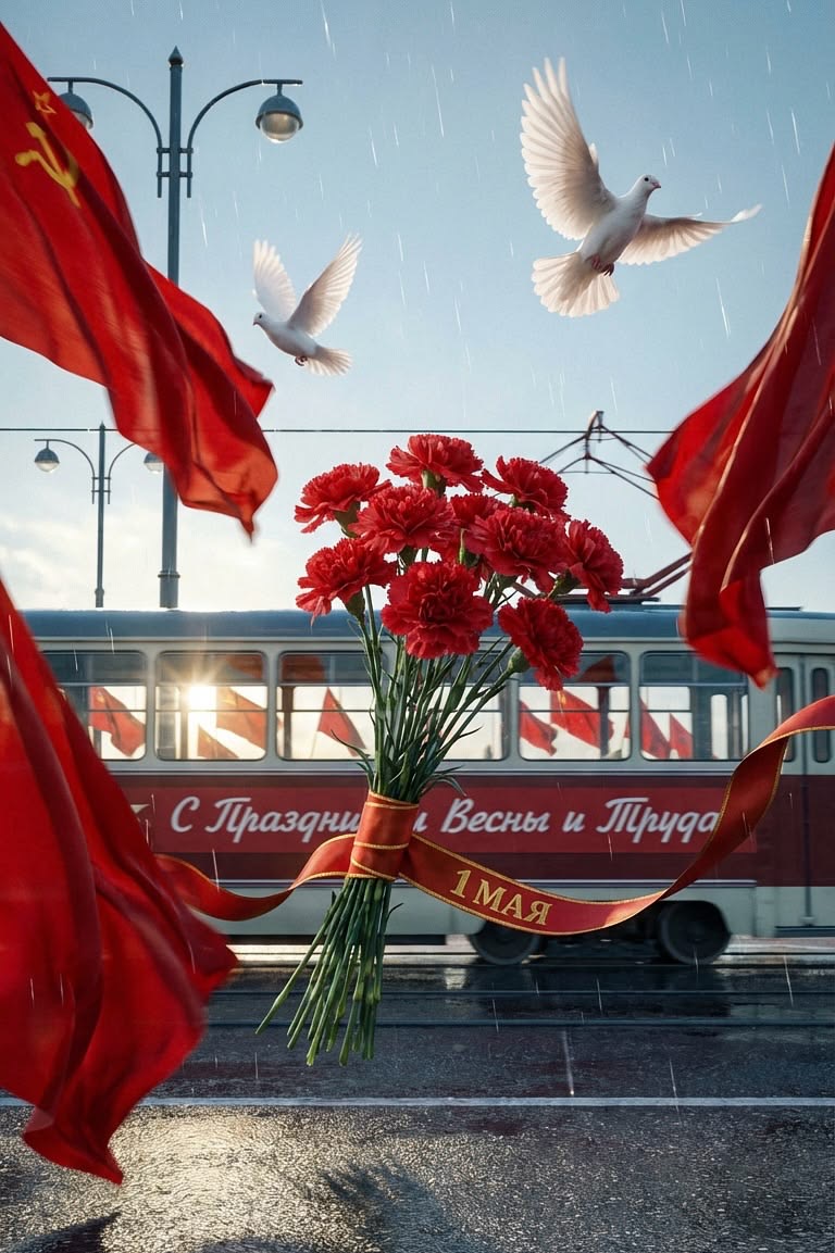 Первомайский праздничный символ - гифки и картинки
