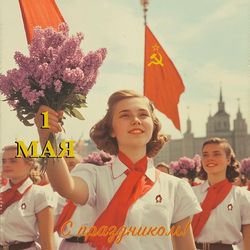 Первомай в СССР - картинка gif