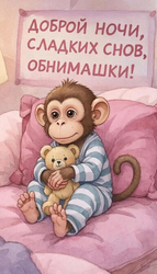 Спокойной ночи, обнимашки - картинка gif