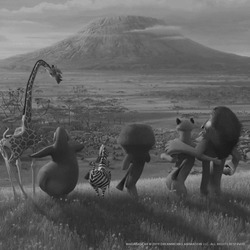 Звери Madagascar встречают семью - картинка gif