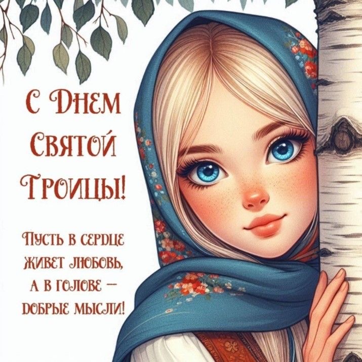 Поздравление с днем Троицы - Троица