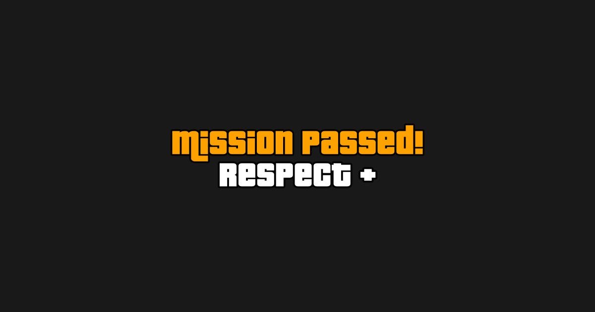 Mission passed, respect plus - гифки и картинки