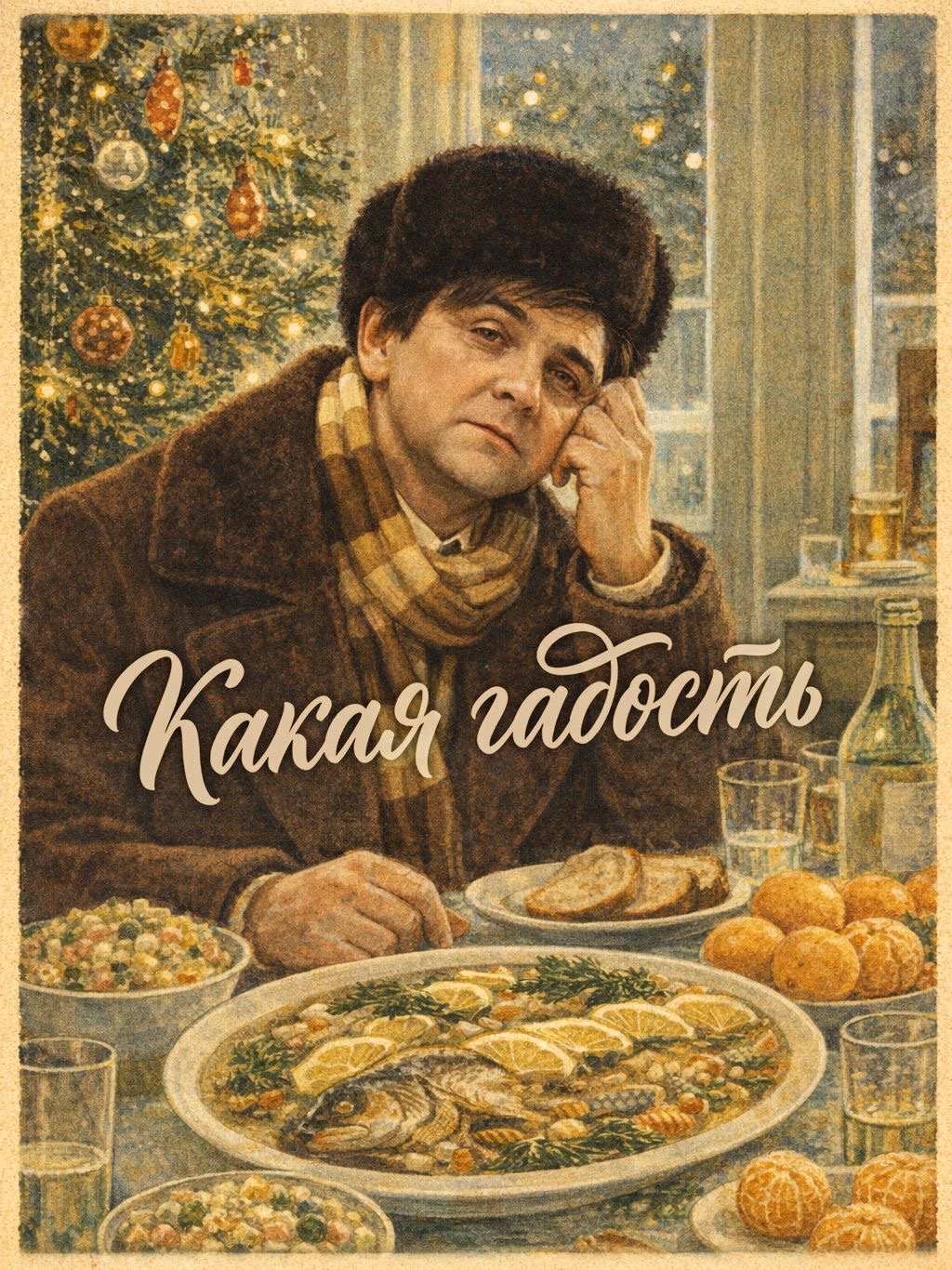 Мужчина за новогодним столом - Кино и фильмы