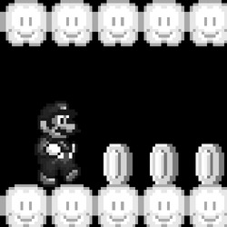 Mario собирает монеты - картинка gif