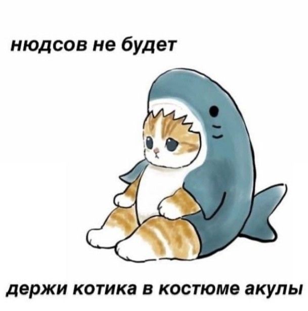 Кот в костюме акулы - гифки и картинки