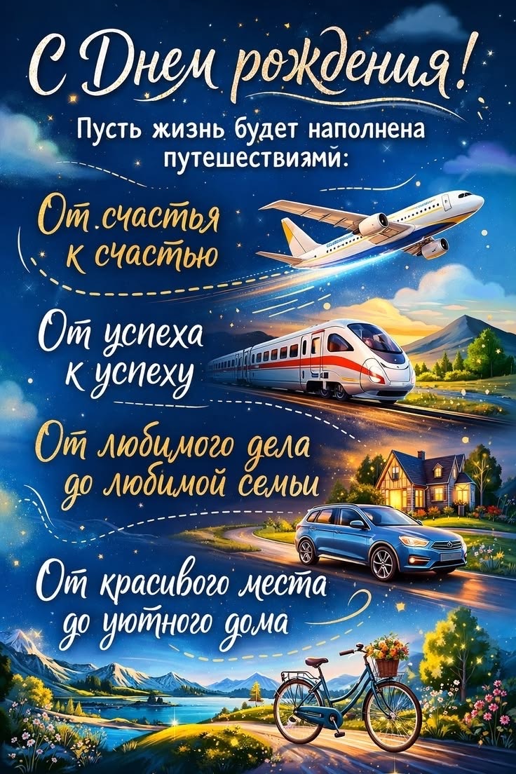 Жизнь полна счастливых путешествий - гифки и картинки