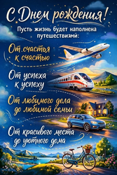 Жизнь полна счастливых путешествий - картинка gif