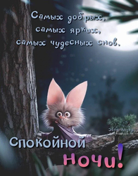 Доброй ночи и снов - картинка gif