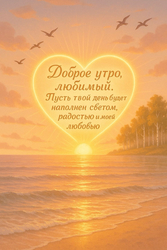 Доброе утро, любимый - картинка gif