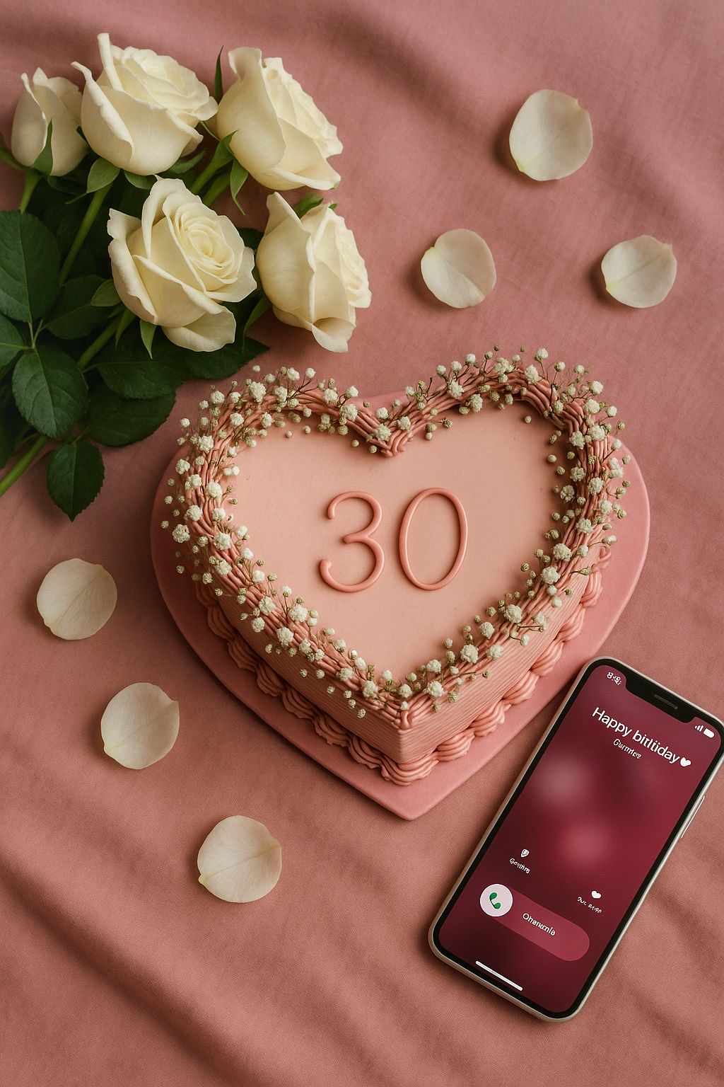 Юбилей в розовых тонах - 30 лет: с юбилеем