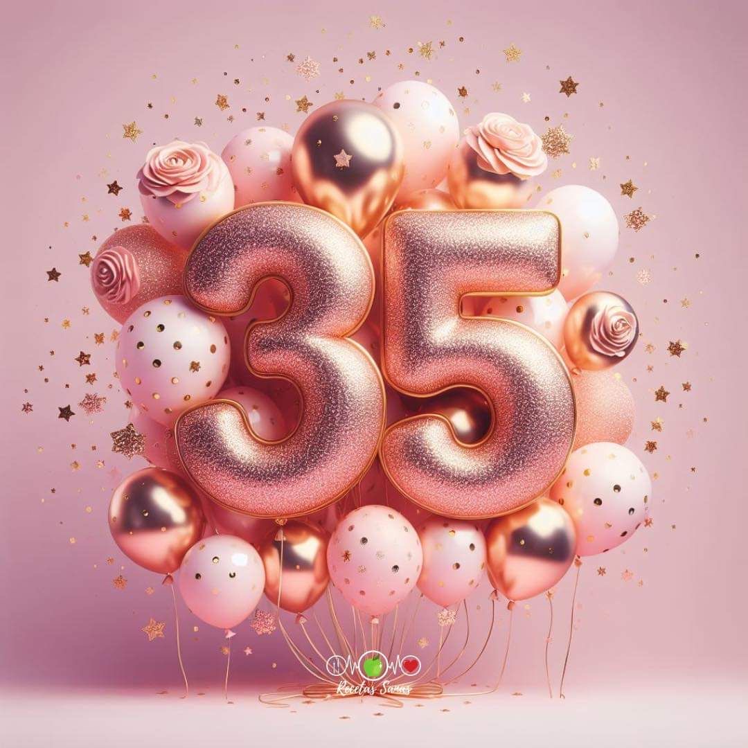 Празднование тридцать пятой годовщины - 35 лет: с юбилеем