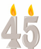 Свечи на 45 лет - картинка gif