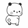 Милая танцующая панда - картинка gif